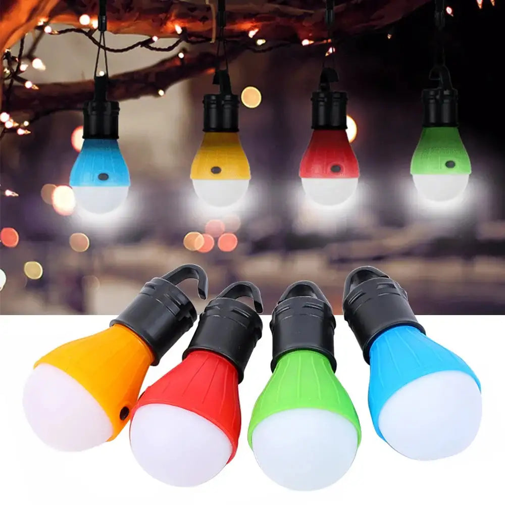 Mini LED Lamp Bulbs Outdoor Camping Light Night Market Lamp Tent Lights Waterproof Emergency Lantern Hanging Lights - Lootquake
