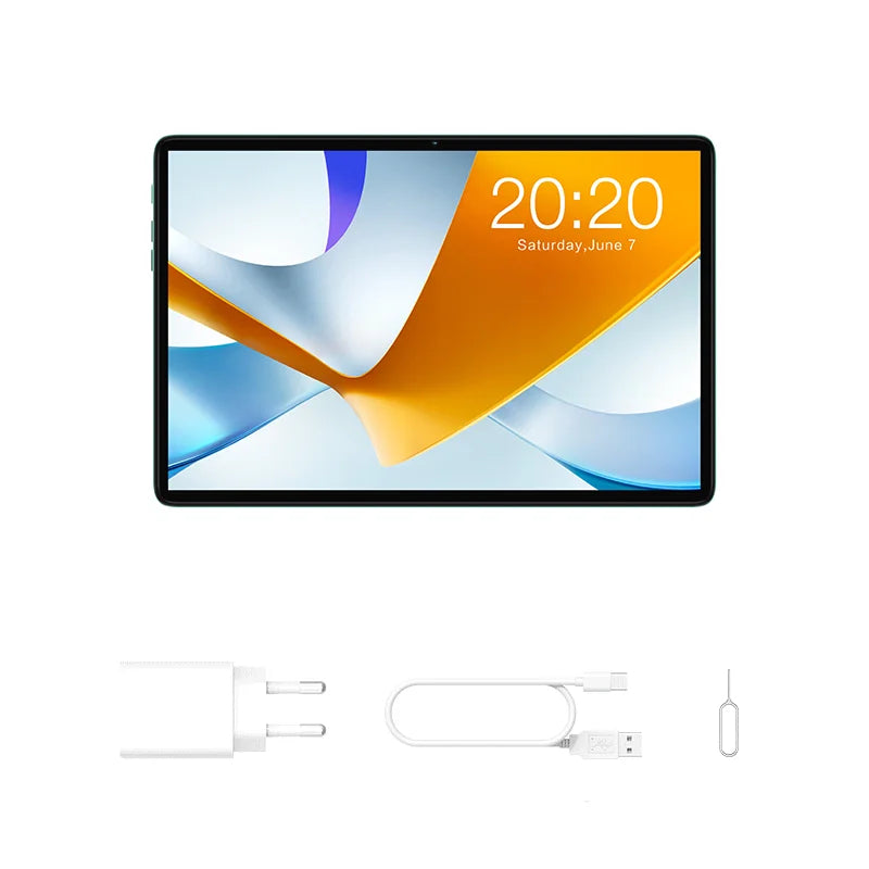 Tablette Teclast T50 Plus, 11 pouces, processeur Unisoc T620, 8 cœurs, (6 Go + 10 Go), RAM max. 16 Go, ROM 256 Go, réseau 4G, double SIM, Android 14, 8 000 mAh, IPS 1920 x 1200, Wi-Fi