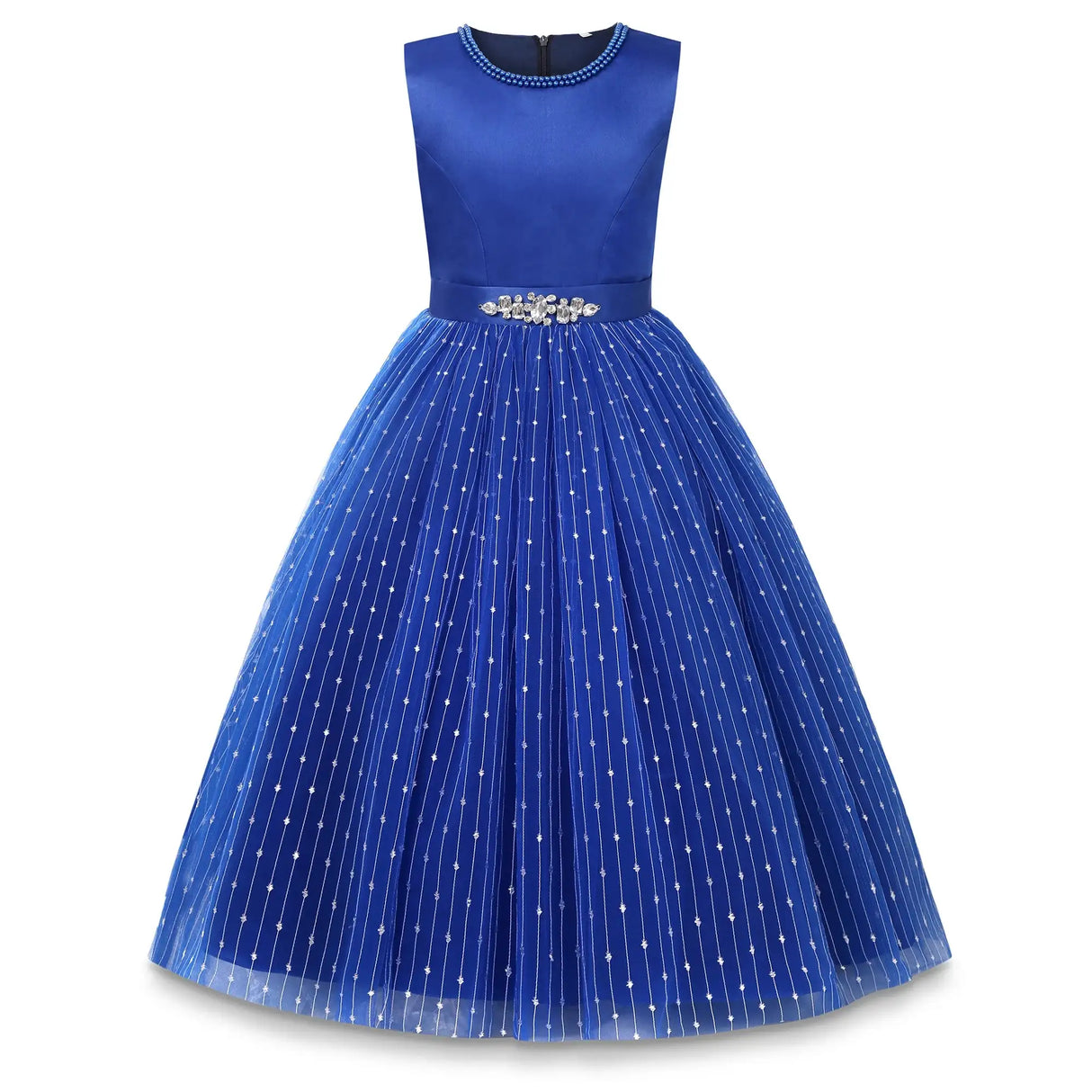 New Princess dress Large children's long dress Girl piano performance dress Festival party dress - Lootquake