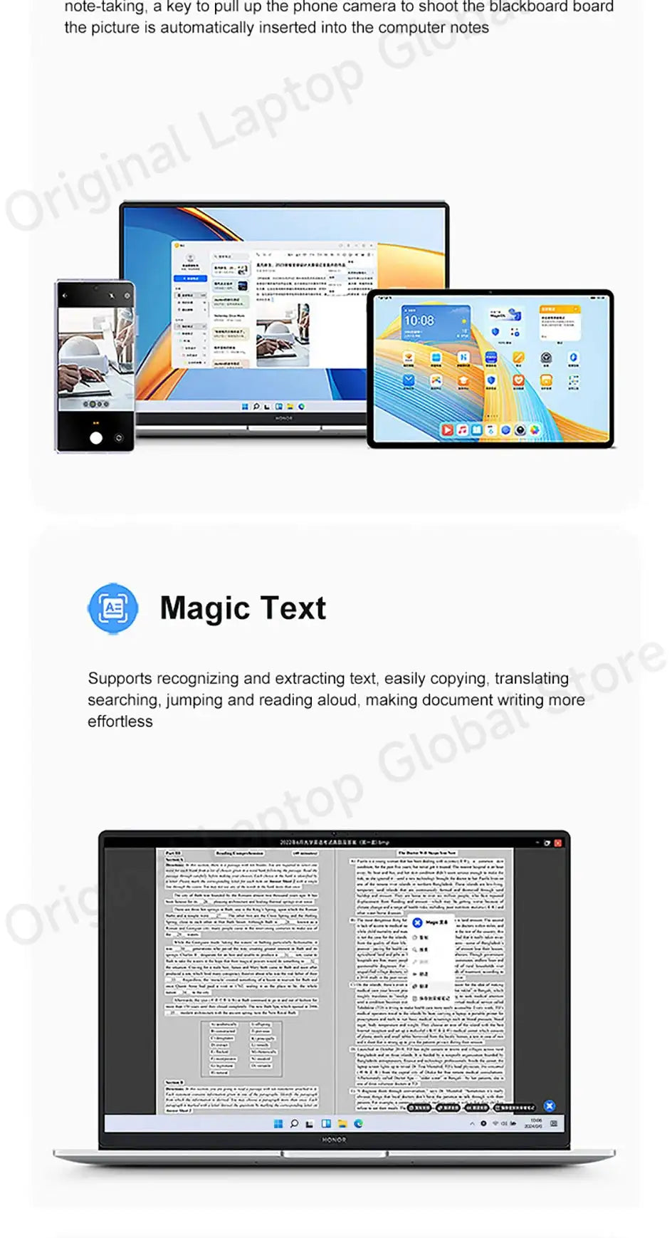 Honor Laptops X14/X16 2024 Riptide Edition R5 7640HS 16GB 512GB/1TB/2TB 60Hz IPS Screen 60Wh Ultra Large Battery Capacity Laptop - Lootquake