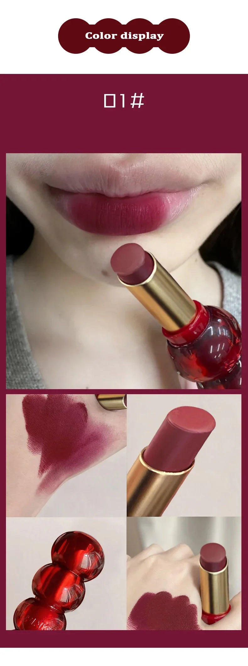 Waterproof Velvet Lipstick Easy To Wear Longstay Lip Stick Lasting Matte Nude Lip Glaze Non-stick Korea Makeup Lip Tint Cosmetic