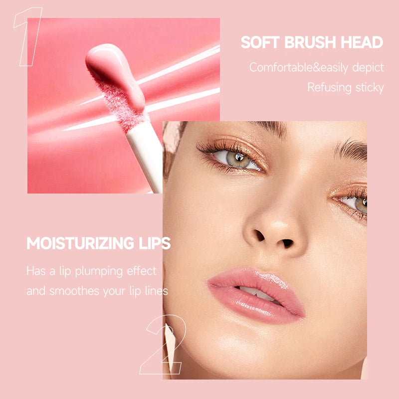 1 rouge à lèvres à texture douce, hautement pigmenté, non collant, hydratant et brillant, longue tenue, cadeau idéal pour les filles