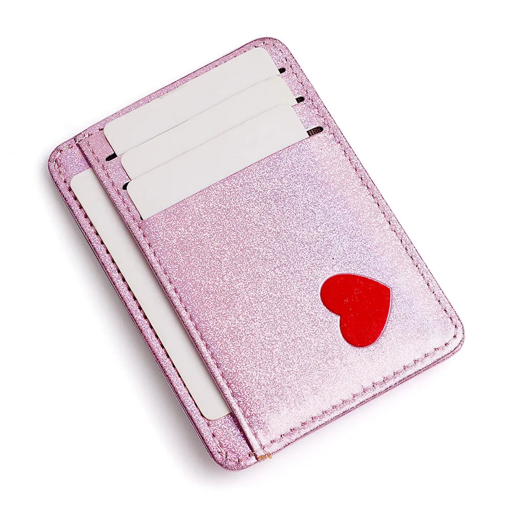 Ultra-thin PU Leather Wallet Credit Card ID Card Holder Male Business ID Card Case for Male And Female Card Holders