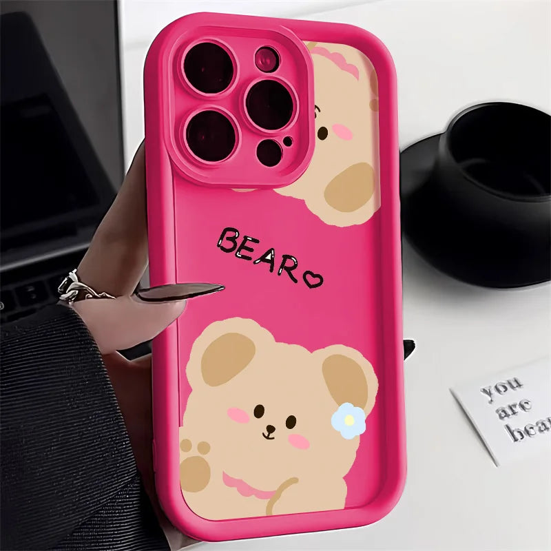 Cute Cartoon Bear Phone Case