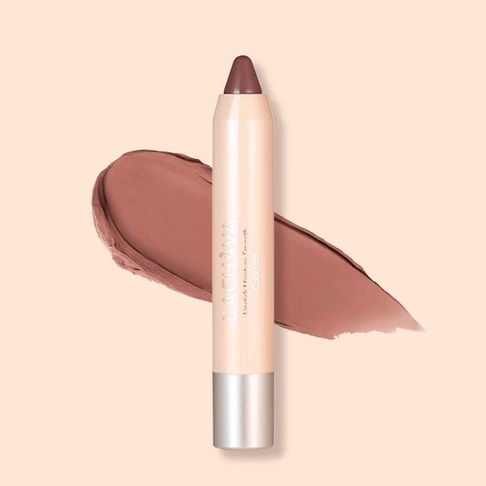 Long Lasting Hydrating Lipstick - Natural Look, Creamy Texture, All Skin Types Compatible, High Pigment Range with Brown, Moistu