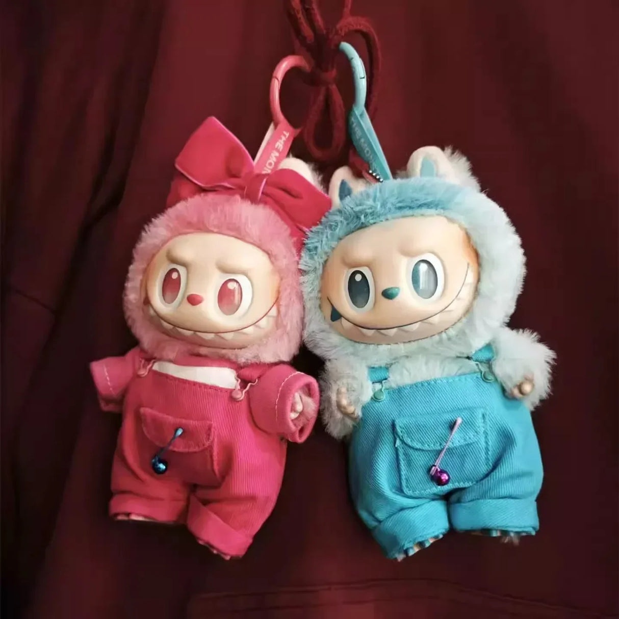 Vêtements de poupée Labubu Big Into Energy, combinaison d'été de remplacement avec chapeau de paille et ceinture pour Ropa Labubu