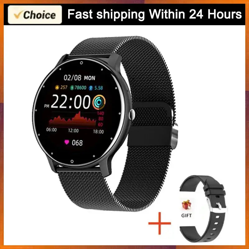 LIGE Smart band Watch Men Real-time Weather Forecast Activity Tracker Watches Sports Ladies Smart Watch Women For Xiaomi Watch - Lootquake
