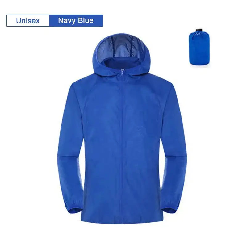Camping Waterproof Jacket Men Women Windbreaker Men Raincoat Rain Jacket Men Waterproof Hiking Climbing Clothes Sun Protection - Lootquake