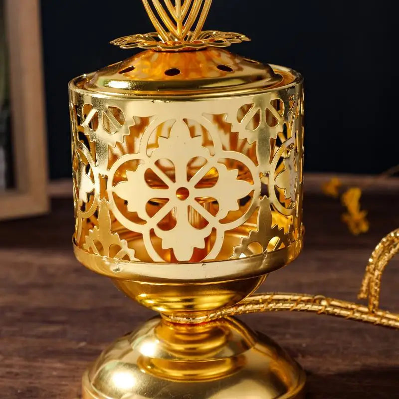 Difusor de fragancias de cristal estilo marroquí con forma de linterna árabe nocturna, candelabros de lujo para decoración del hogar.