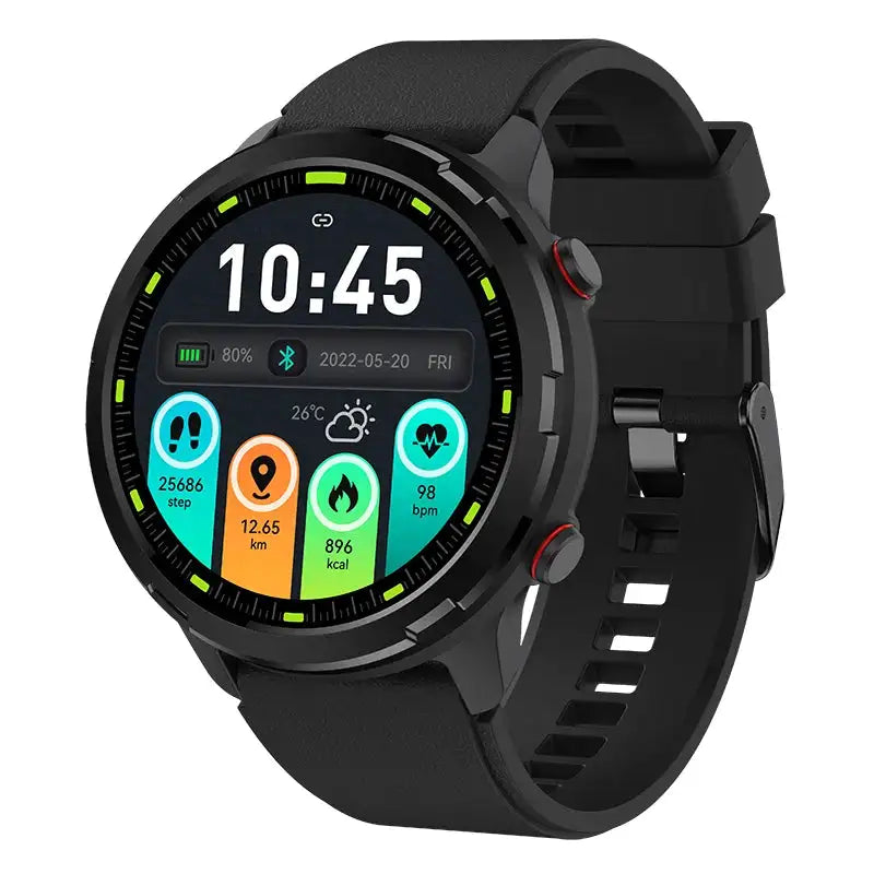 Outdoor Compass GPS Positioning Smartwatch Sports Health Fitness Detection IP68 Waterproof Multi-sport Music Control Smart Watch - Lootquake