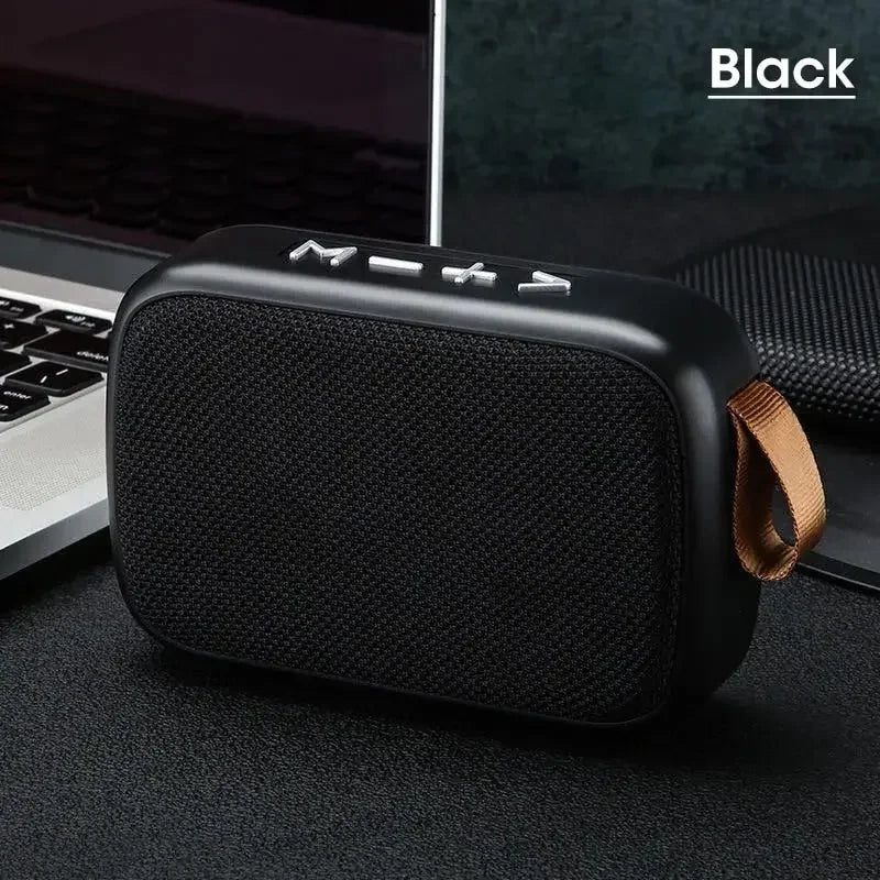 Altavoz Bluetooth inalámbrico para teléfono móvil, subwoofer, anunciador de voz de pago de alto volumen, altavoz pequeño con ranura para tarjeta