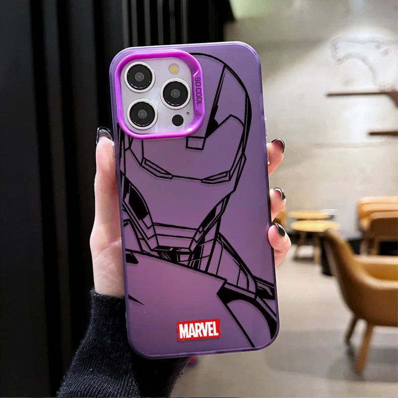 Spider-Man Iron Man Phone Case For iPhone