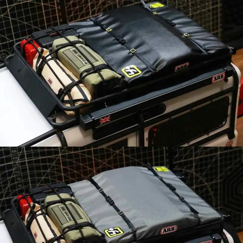 Simulated Tent Bag Side Tent Mood Accessory for 1/8 1/10 RC Track Car Traxxas TRX4 Defender Bronco AXIAL SCX10 RC4WD Decoration - Lootquake