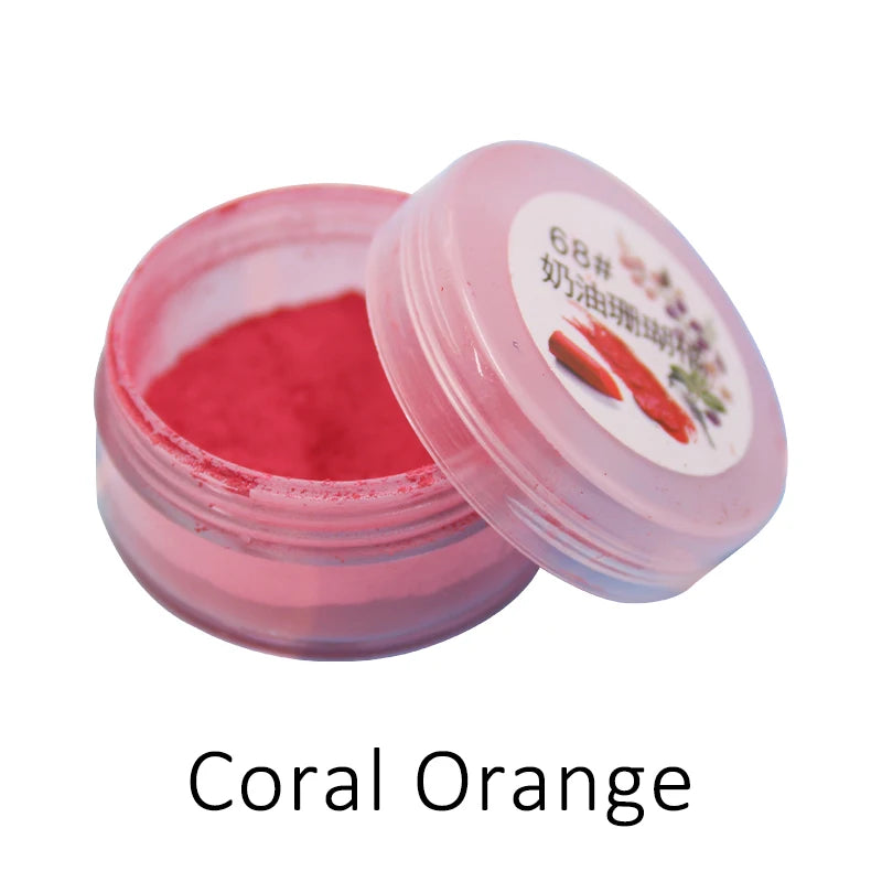 Lápiz labial en polvo color vino tinto de 1 g por botella para maquillaje cosmético, brillo labial de larga duración, pigmento en polvo de mica.