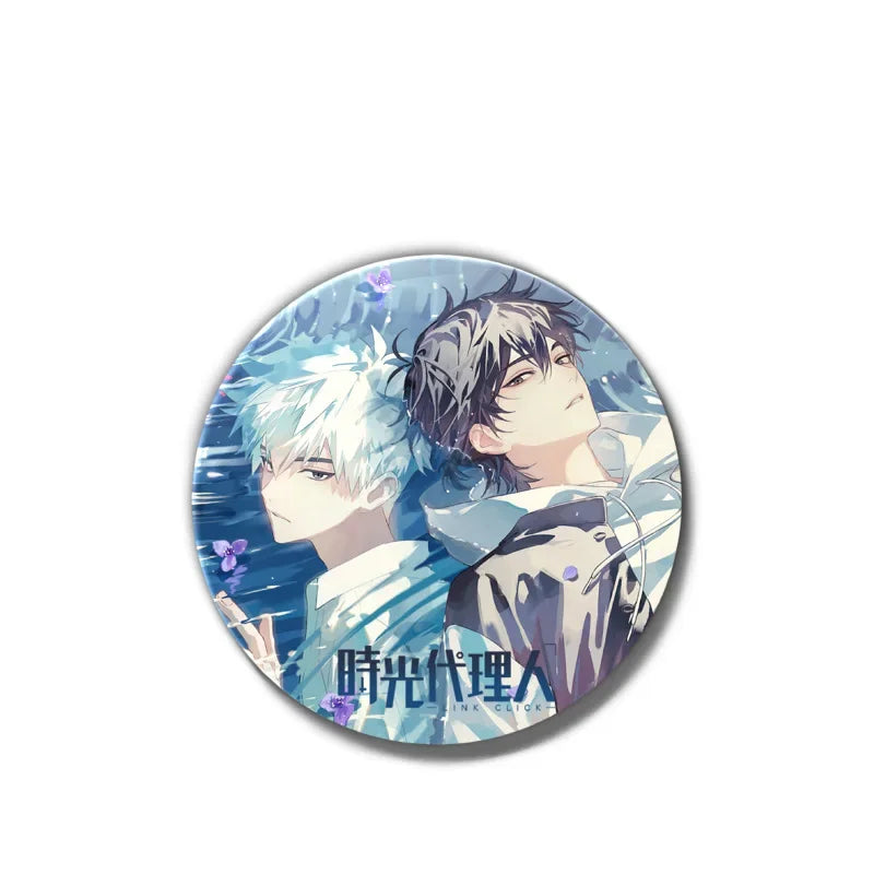 Anime Link Click Charles Lucas Jo Brooch Pin Badges Pins Cosplay Metal Brooches for Women Bag Accesorios Jewelry Fans Gifts - Lootquake