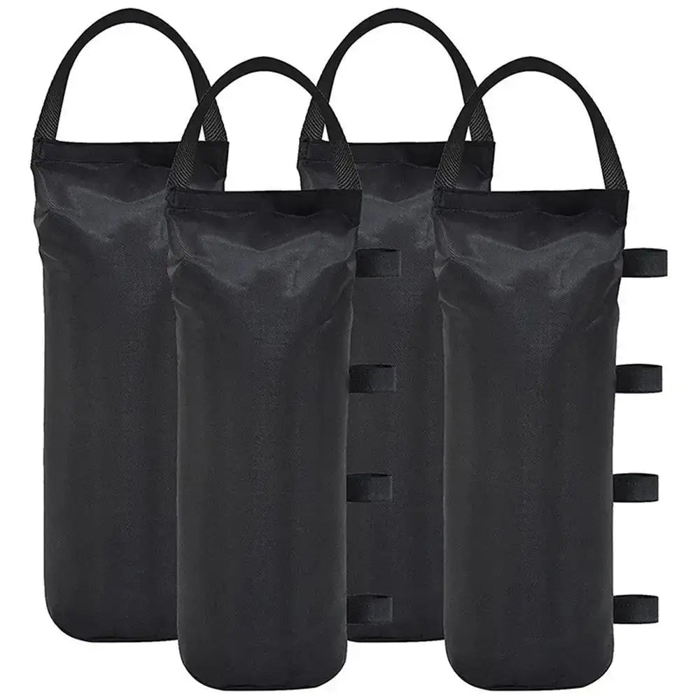 Durable Black Tent Sandbag with Handle Garden Gazebo Foot Leg Weights Sand Bag Sand Shelter Party Tent Set Camping Tools - Lootquake