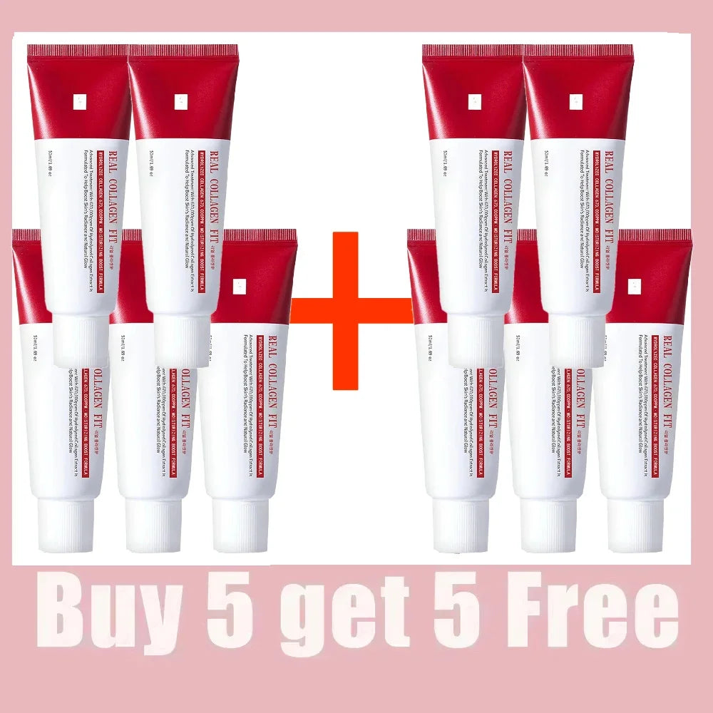 Real Collagen Fit, Collagen Wrapping Mask, Collagen 670,000ppm, Peel Off Facial Mask for elasticity, Hydrating, Glow, Glass Skin