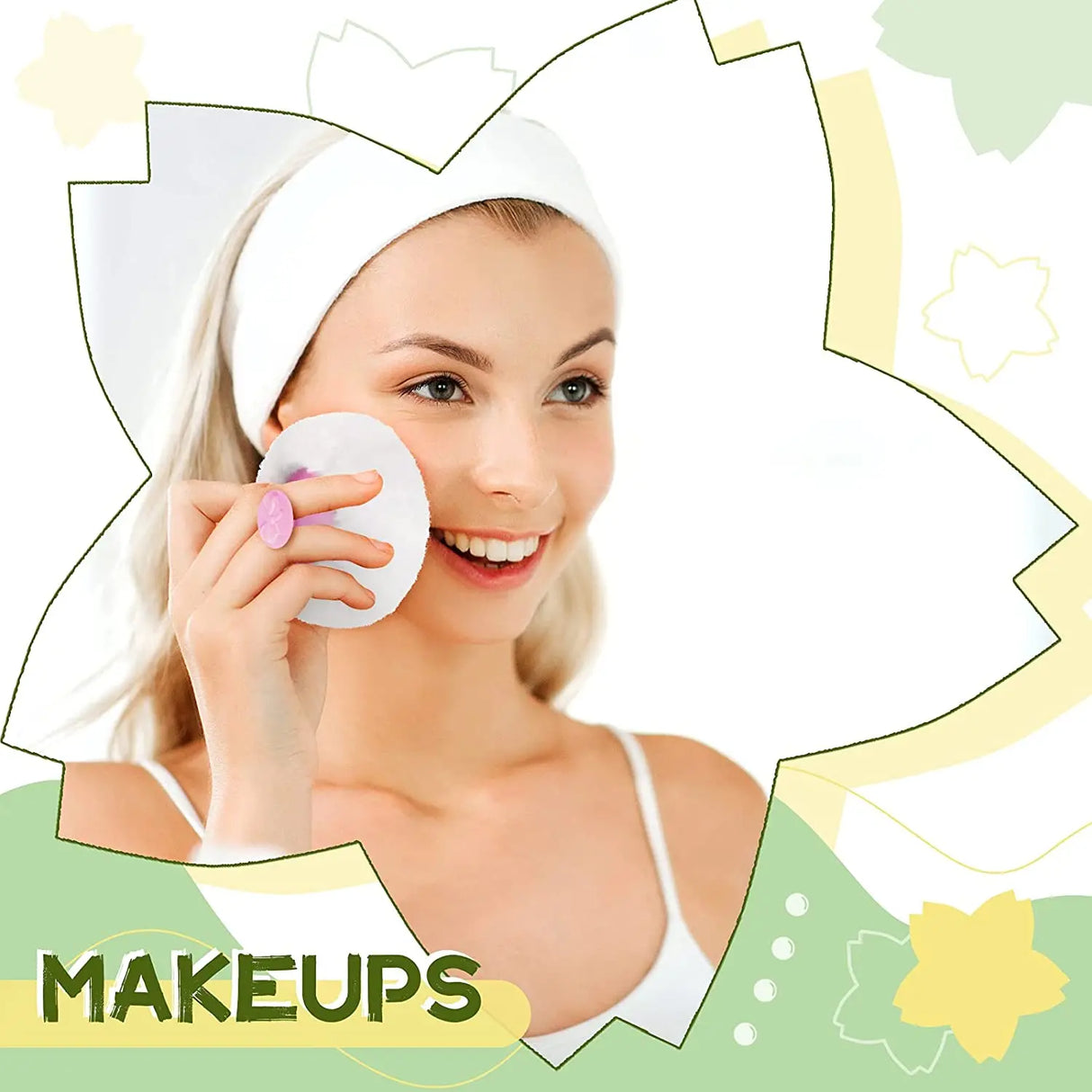 Powder Puff and Powder Container for Body Dusting Powder Case with Puff fo Women Loose Powder Containers with Puff for Travel