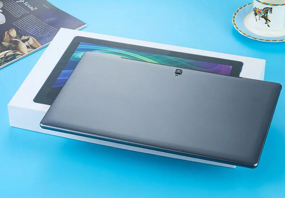 Tablette 14,1 pouces, version mondiale, non ouverte, Android 2025, 12 Go + 256 Go, 1920 x 1080, appels 4G, Wi-Fi 5G, 10 000 mAh