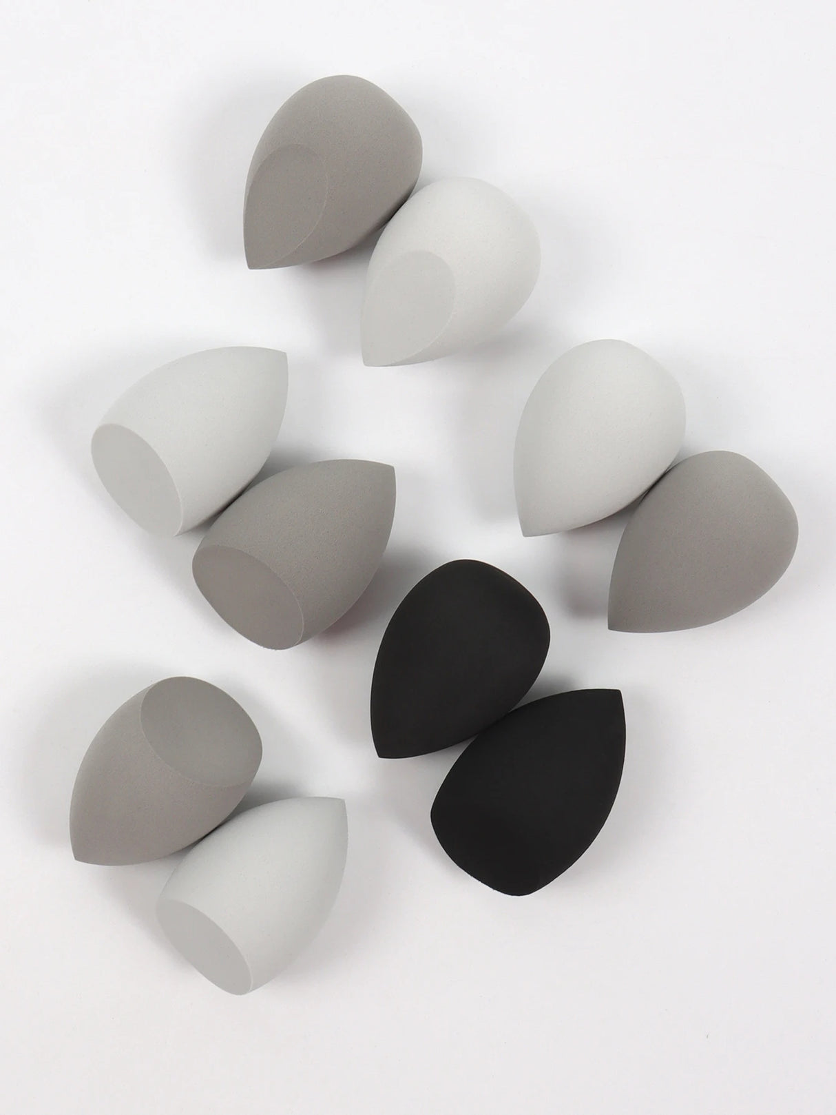 30 Beauty Eggs (Makeup Sponges) Foundation Make-Up Mixed Beauty Sponge, Liquid, Cream and Powder Without Blemish, Multi-Color C