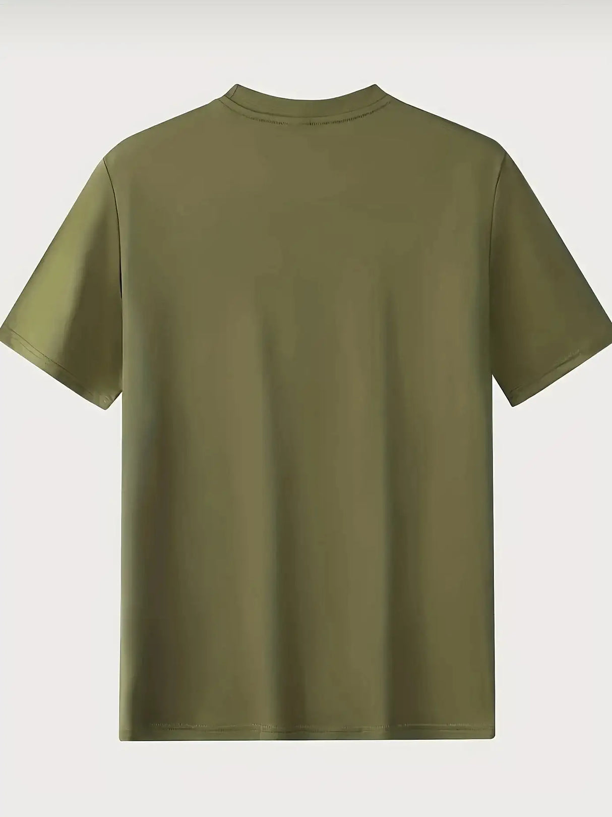 Summer Men's 100% Cotton Casual Loose Large Compass Pattern Printed Sports Comfortable Round Neck Short Sleeve T-shirt Top - Lootquake