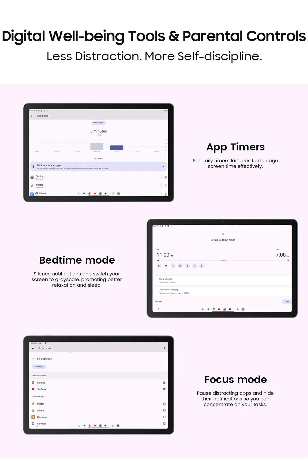 Tablette PC Blackview Tab 16 Pro 11'' FHD+ T616 Octa Core 24 Go (8+16) RAM 256 Go ROM 7700 mAh 4G Tablettes Android 14