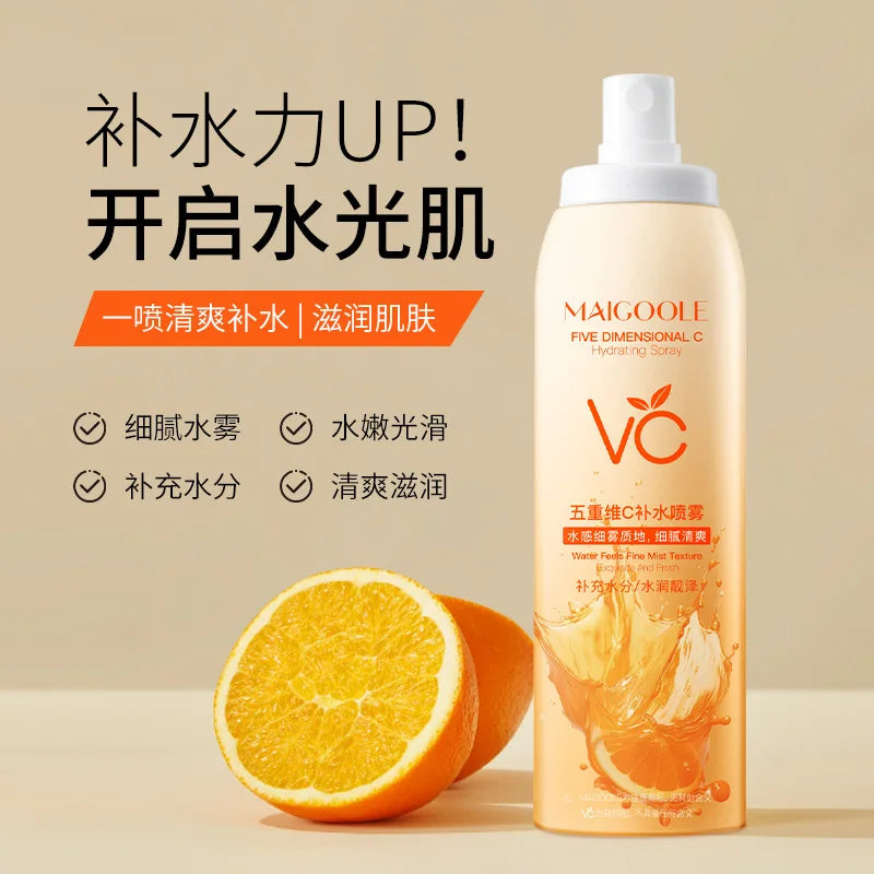 Spray hidratante con vitamina C Base de maquillaje refrescante Hidratante calmante Spray hidratante con vitamina C