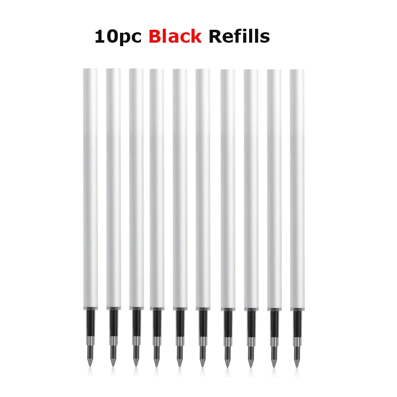 Juegos de bolígrafos de gel KACO, útiles escolares y de oficina para niños, de 0,5 mm de alta capacidad, con forma de corazón o signo del zodiaco, artículos de escritura, regalos de amor, artículos bonitos.