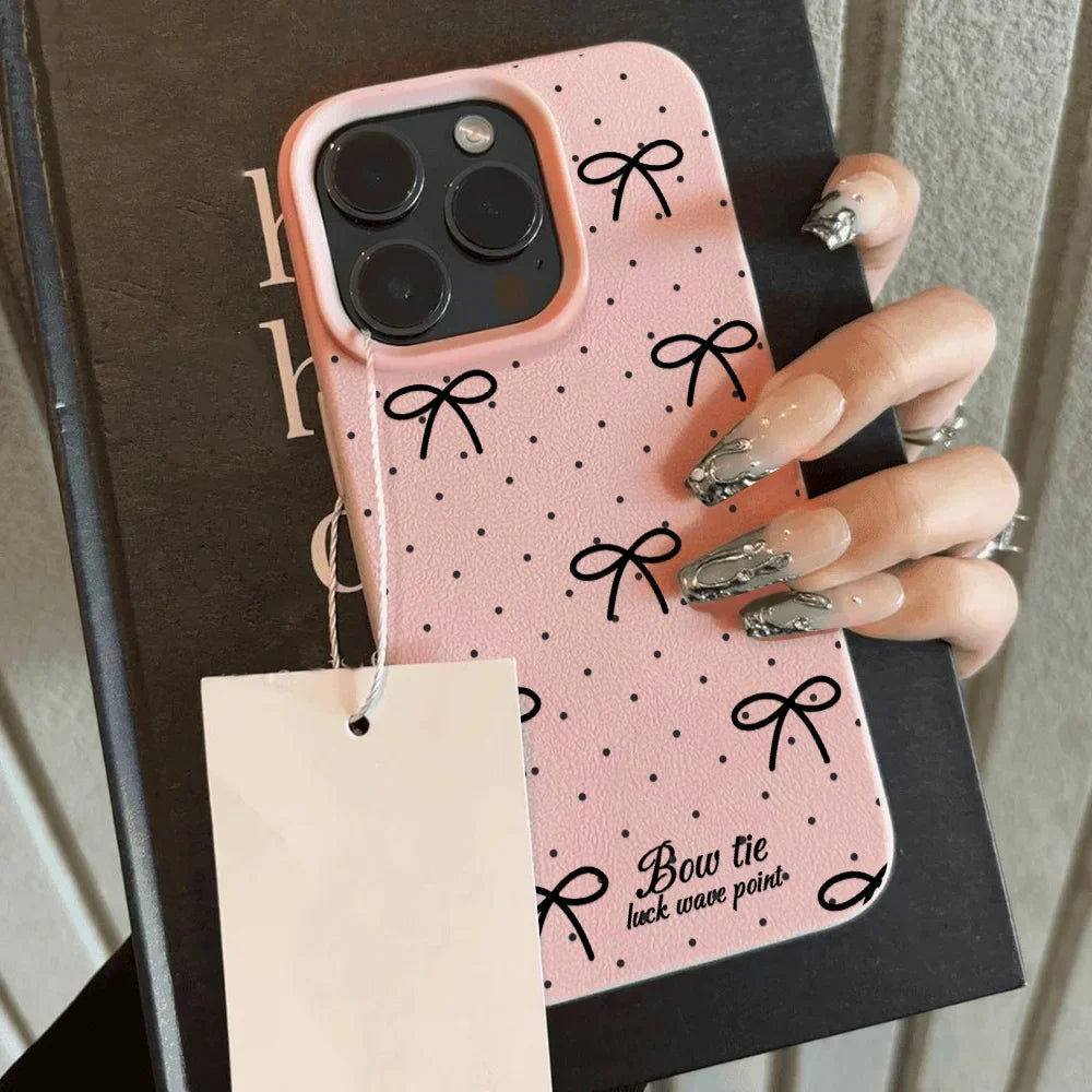 Soft Leather Silicone Phone Case