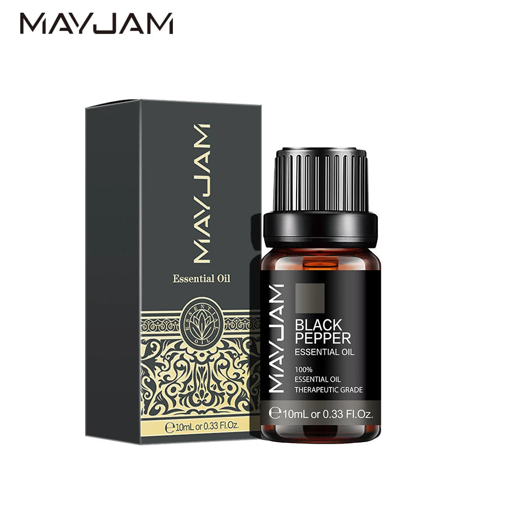 Aceites esenciales puros MAYJAM, aceite de masaje, humidificador, difusor, fabricación de velas, ambientador