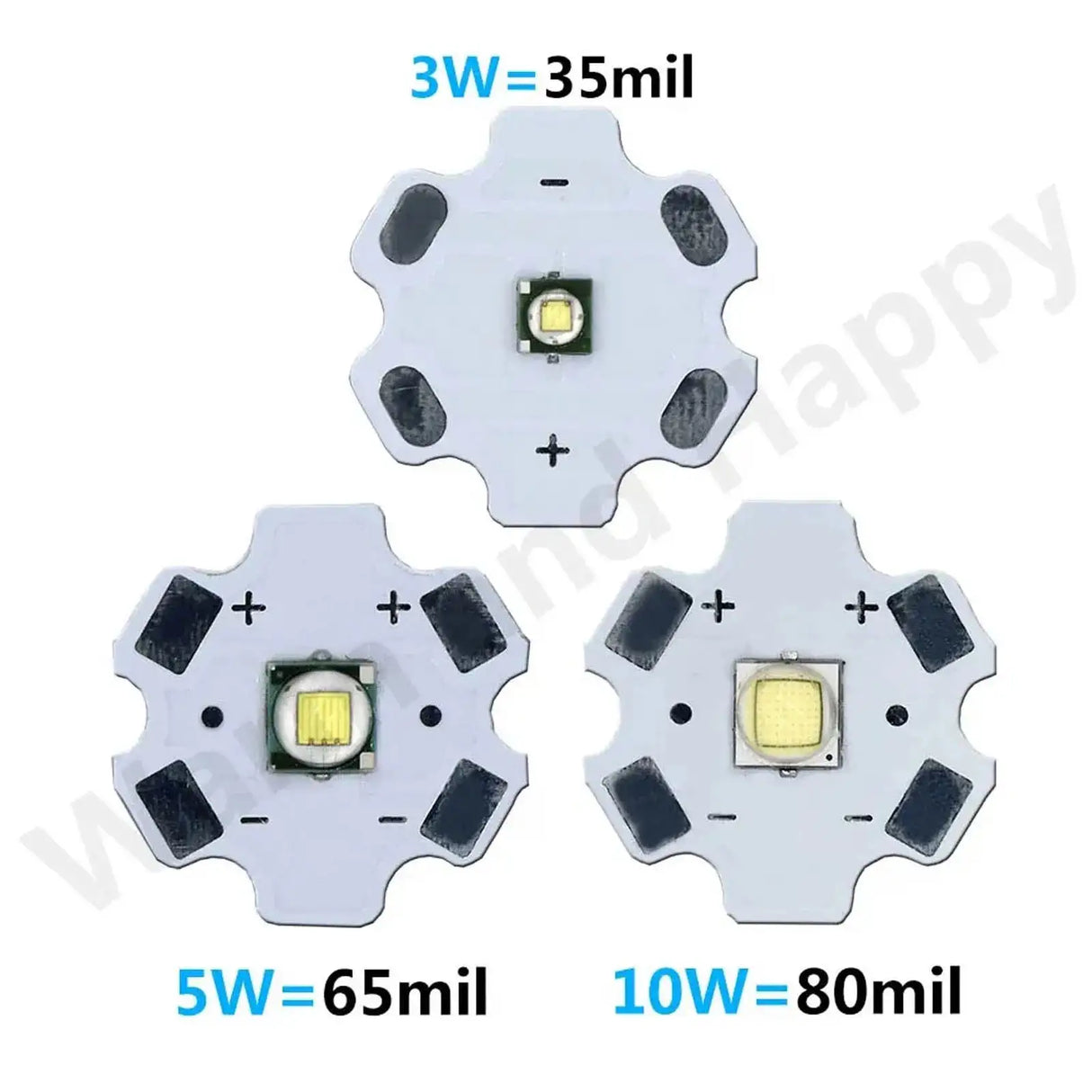 3W 5W 10W 18W T6 XML2 High Power LED Flashlights Parts DIY 3.5*3.5mm/5*5mm XHP50 LED 3V Bead For Bicycle accessories Headlamp - Lootquake