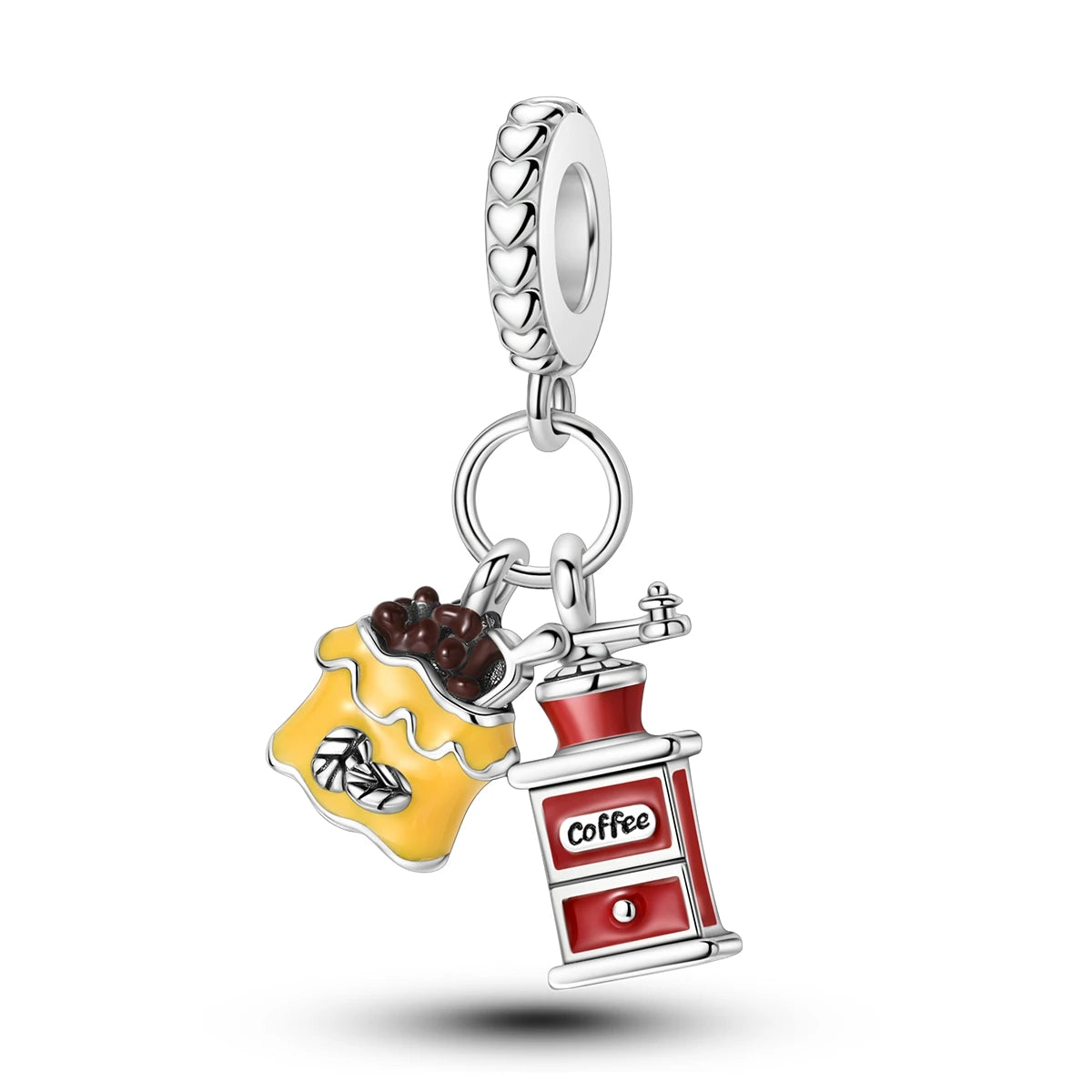 Coffee Cup Charms 925 Silver Beads For Woman Fit Original Bracelet Making Fashion Jewelry - Lootquake