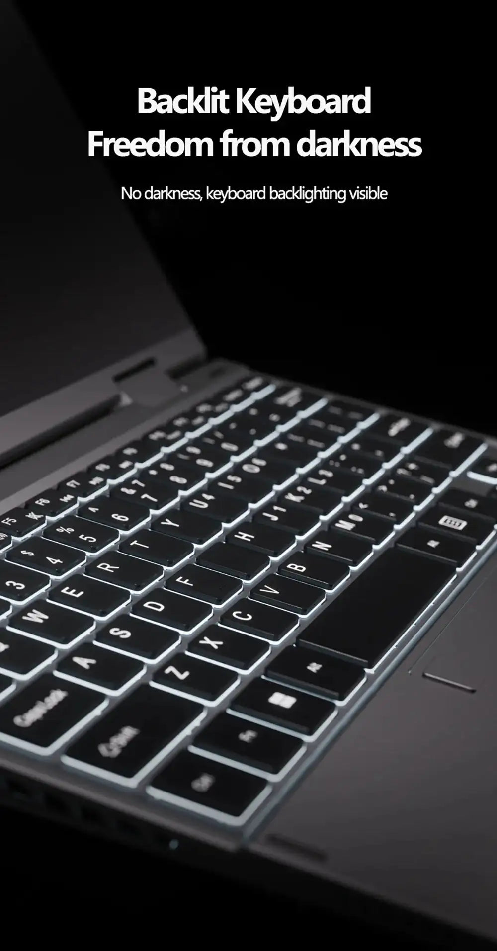 2 in 1 Touch Screen 10.95 Inch 360° Flip Laptop Intel N95 Win 11 Pro 16GB DDR5 2TB SSD Metal for Office Gaming Mini Notebook PC - Lootquake