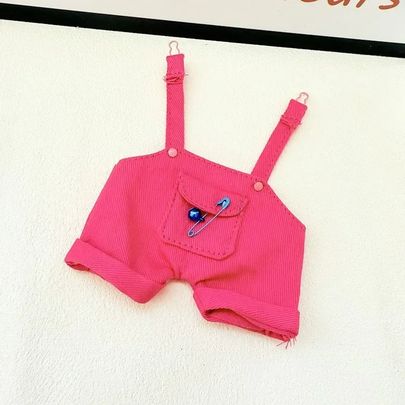 Vêtements de poupée Labubu Big Into Energy, combinaison d'été de remplacement avec chapeau de paille et ceinture pour Ropa Labubu