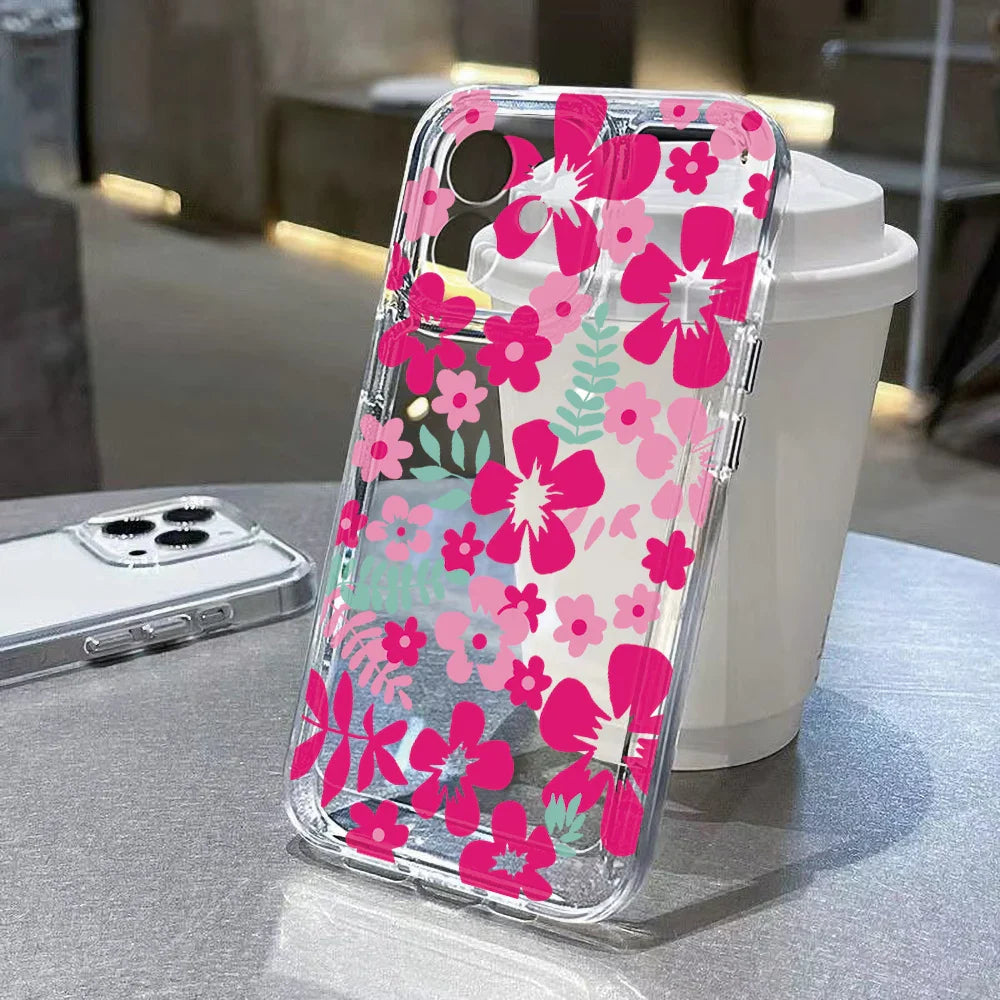 Bonita funda para teléfono con fresas