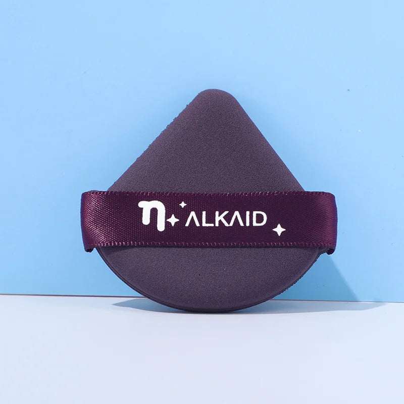 1 esponja cosmética redonda, cuadrada y triangular, suave, seca y húmeda, de doble uso, con cojín de aire, para base de maquillaje, herramientas de maquillaje.