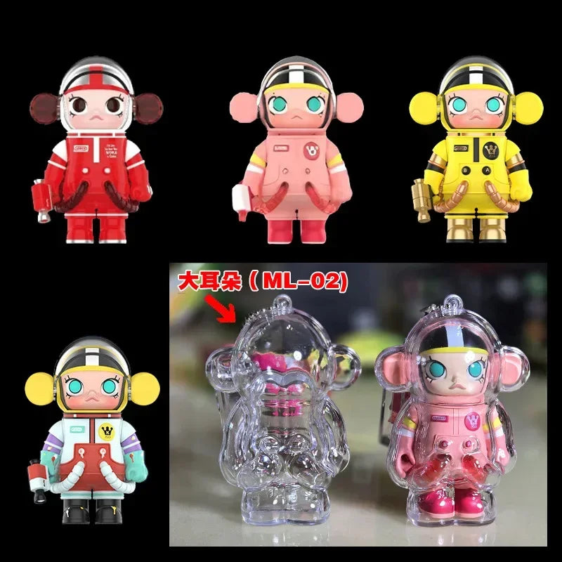 1pc Display Bag Case for molly100% 3rd generation transparent protective shell dust proof Dolls Storage Box no doll - Lootquake