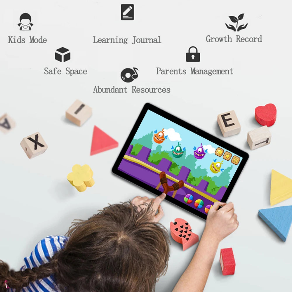 Nouvelle version mondiale : tablette PC 10 pouces, 4 Go de RAM, 64 Go de ROM, Octa Core, double 3G, appels téléphoniques, Wi-Fi, Bluetooth, Google Play, tablettes Android