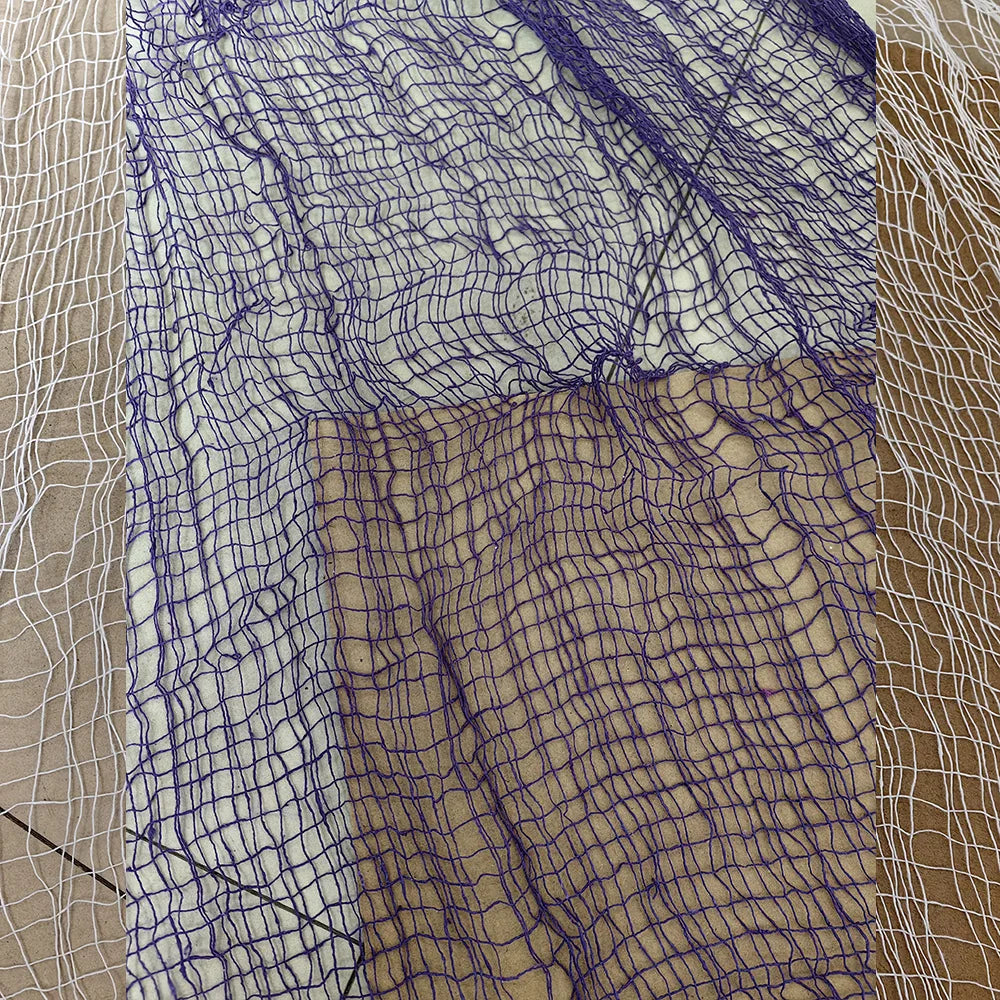 Décorations d'Halloween 76 x 183 cm, gaze noire effrayante, filet pour fenêtre, table, porte, déguisement, fête, maison hantée, décoration murale