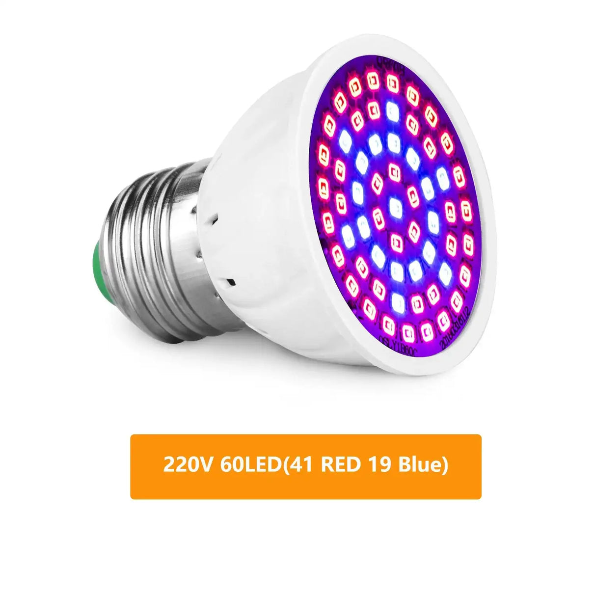 60/126/200 LED Grow Light Bulbs E27 Full Spectrum Grow Lamp Red Blue LED For Plants Indoor Hydro Flower Veg Grow Tent Phytolamp - Lootquake