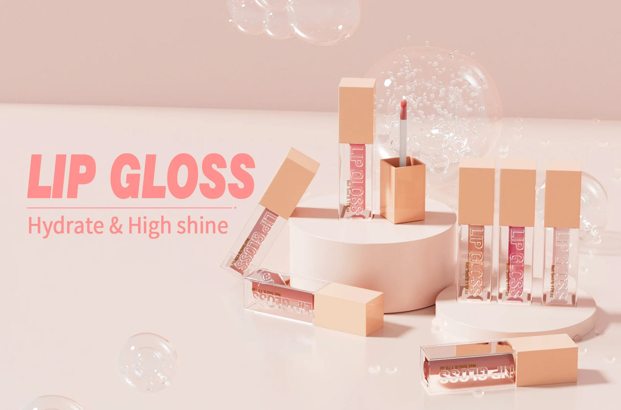 8 Color Non-stick cup Velvet Satin Gloss Lip glaze Mist Liquid matte lipstick Waterproof long-lasting color liquid