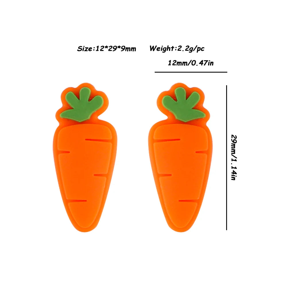 Kovict 5/10Pcs New Focal Silicone Beads Easter Series Bead For Jewelry Making DIY KeyChain Bracelet Necklace Pen Accessories - Lootquake