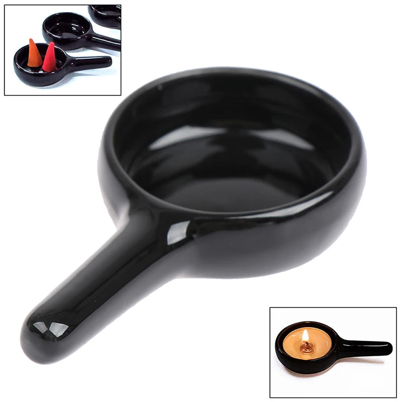 2023 New Ceramic Candle Holder Wax Melt Oil Burner Diffuser Fragrance Tray Aromatherapy Furnace Candlestick Home Decoration