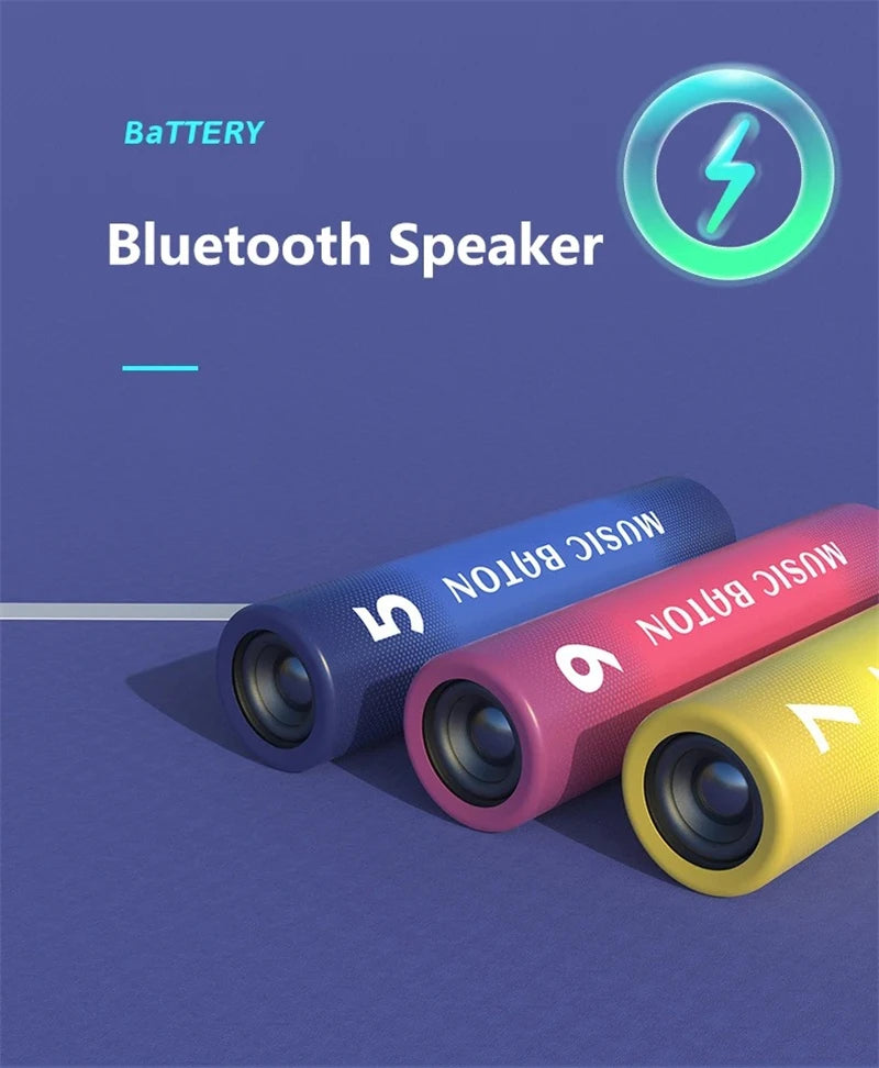 Enceintes Bluetooth 5.2 portables : caisson de basses sans fil pour l'extérieur, avec radio et batterie externe 2 000 mA.