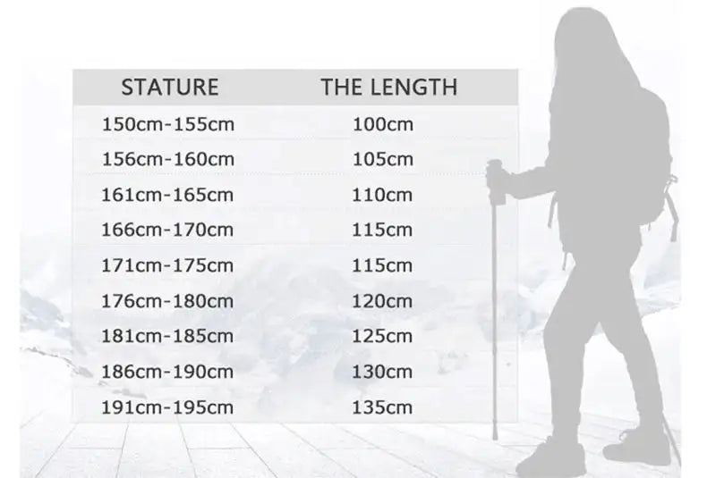 110g Ultra Light Weight Trekking Poles Folding Hiking Sticks Portable Carbon Fiber Collapsible Nordic Walking Cane Sticks Bags - Lootquake