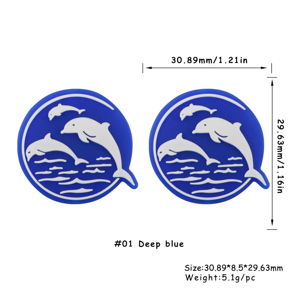 Kovict 5/10Pcs New Focal Silicone Beads Easter Series Bead For Jewelry Making DIY KeyChain Bracelet Necklace Pen Accessories