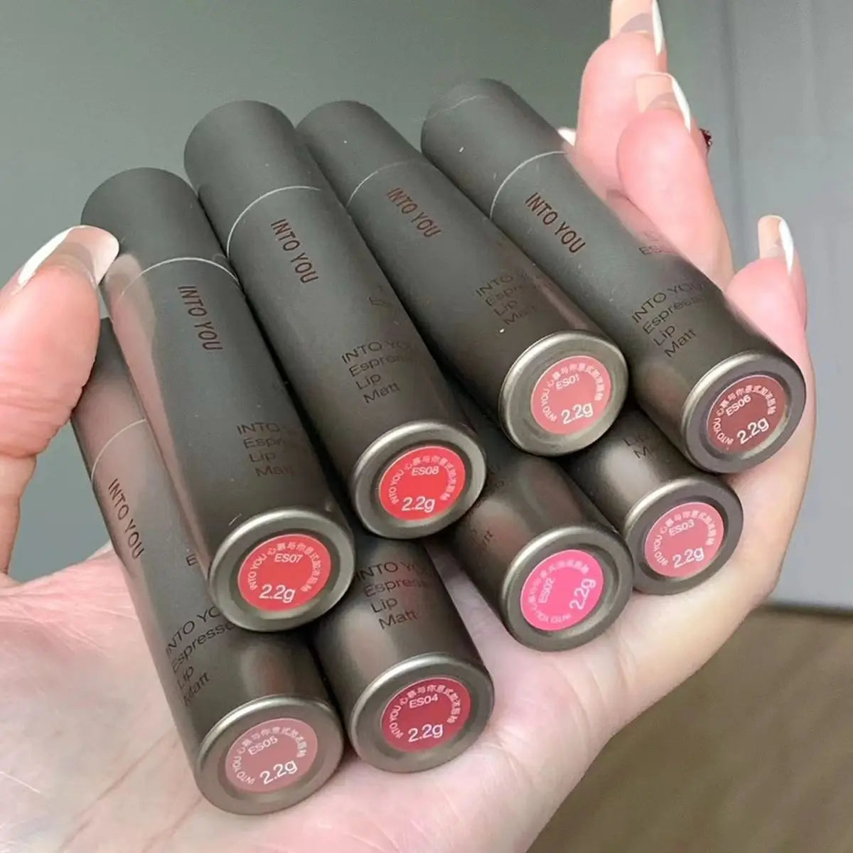Rouge à lèvres mat INTOYOU, argile à lèvres longue tenue, brillant à lèvres velours waterproof, non fondant, non collant, maquillage expresso pour les lèvres