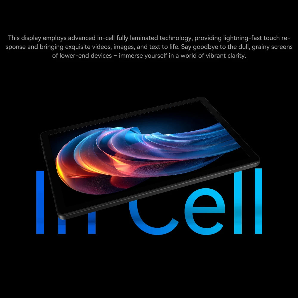 Alldocube iplay 60S 4G-LTE/WiFi Version 10.1" Tablet 4GB+8GB RAM 128GB ROM Android 14 OS 6200mAh Big Battery WiFi 6