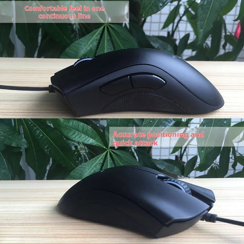 Original Razer Wired Gaming Mouse Optical Sensor 6400 DPI Gaming Mouse For Laptop Optical Mouse Light Speed Mouse