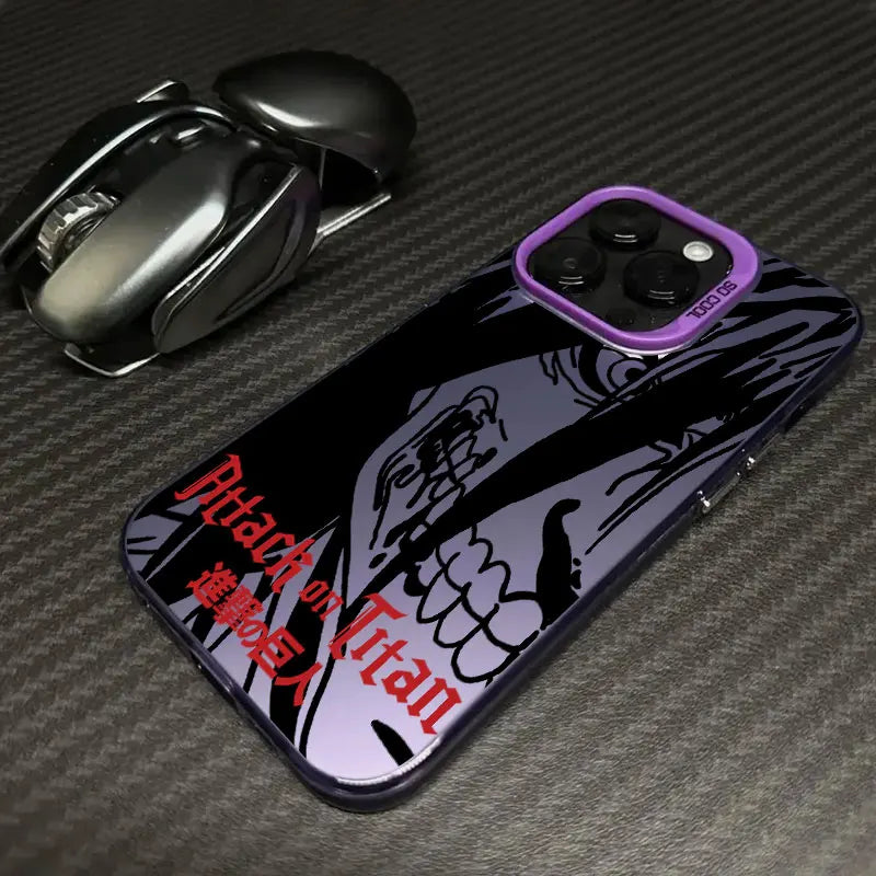 Funda para teléfono con diseño de monstruo de Attack on Titan